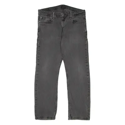 LEVI'S 514 Jeans Mens Grey Slim Straight W32 L30