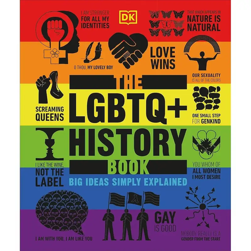 The LGBTQ + History Book (DK Big Ideas) Hardcover – May 9, 2023