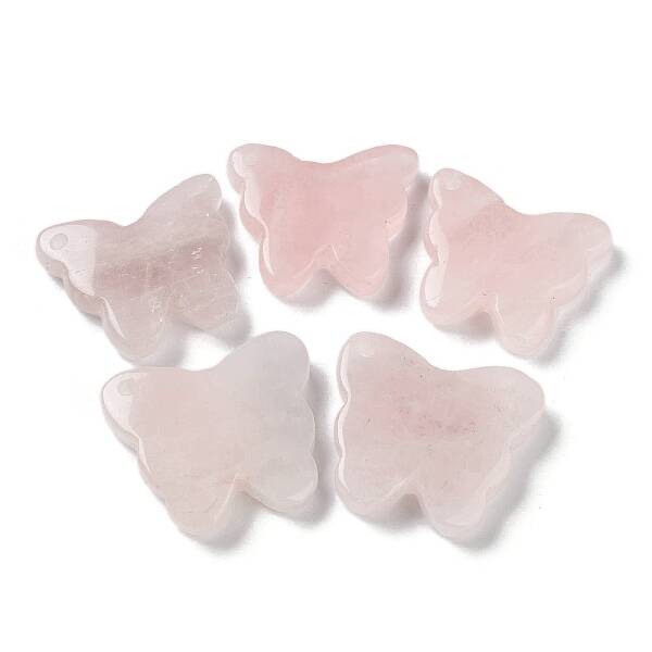 Natural Rose Quartz Pendants