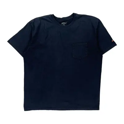 Dickies T-Shirt - 2XL Blue Cotton