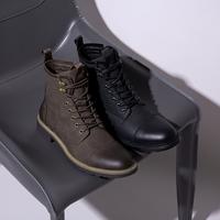 Motorcycle Casual Boots For Men Zipper Fashion Chukka Boots Men's Boots