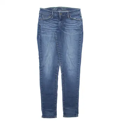 LEVI'S Demi Curve Jeans Blue Denim Slim Skinny Stone Wash Womens W26 L32