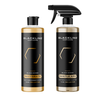 BLACKLINE Leather Bundle – Gentle APC & Leather Rehydrate for Deep Cleaning, Conditioning & Protection of Leather Interiors