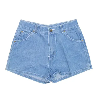 Denim Shorts Blue Regular Womens XXS W24