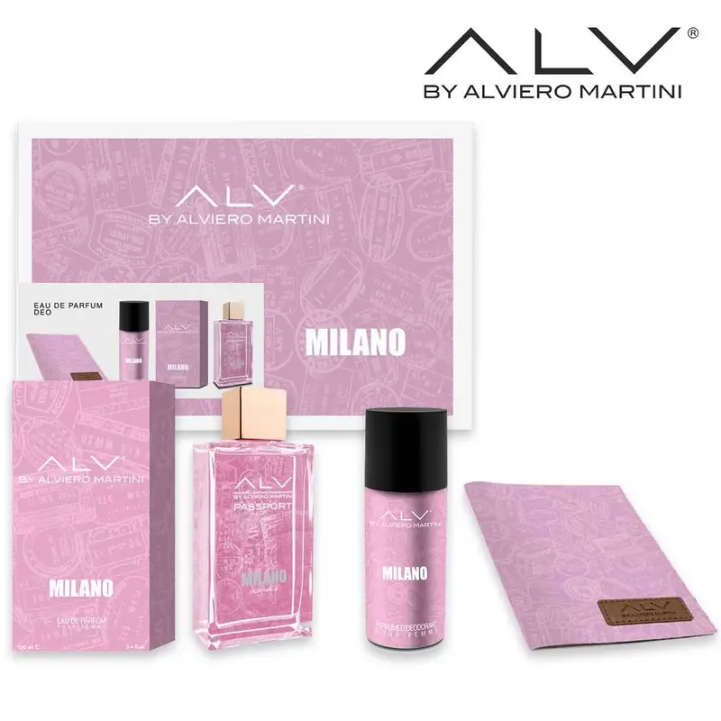Alviero martini milano edp 100 ml+deo 150 ml + passport holder for women