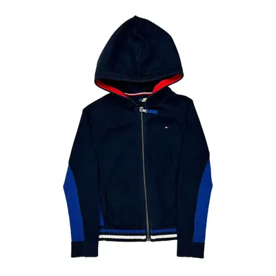 Age 6-7 Tommy Hilfiger Hoodie - XS Navy Cotton