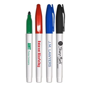 250 Promotional Fine Tip Sharp Mark Permanent Marker - Water ...