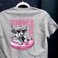 Summer Cow Tee Shirt Unisex