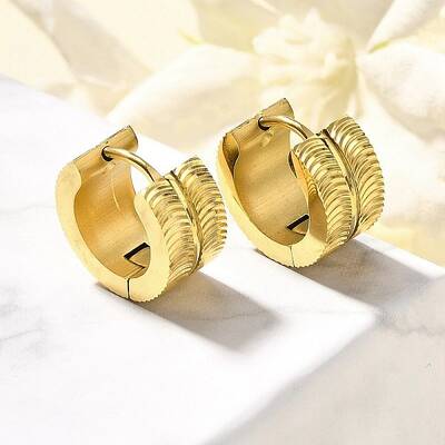 304 Stainless Steel Hoop Earrings for Women