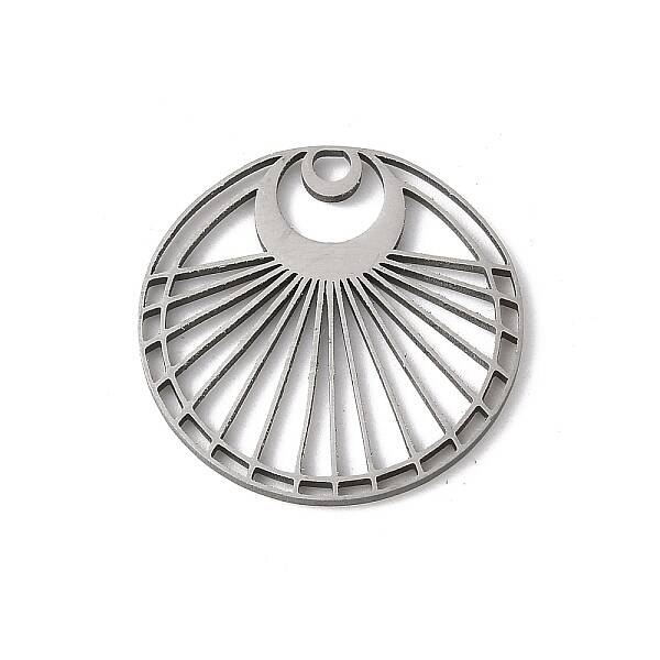 201 Stainless Steel Filigree Pendants