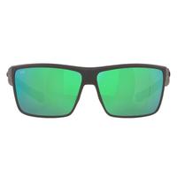 Costa Men's Rinconcito Matte Black Eyewear Frame with Black Mirrored Lenses – Durable, Comfortable Fit, Perfect for Daily W...