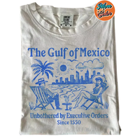 Comfort Color Gulf of Mexico Unbothered By Execultive Orders Shirt, Cotton Unisex Shirts, Crew Neck, Size S- 3XL, Menswear To...