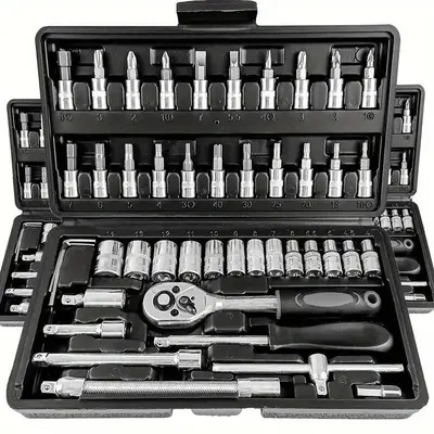Car Mechanic Tool Set, Premium Ratchet Torque Wrench Kit, Screwdriver Set, Professional Car Repair Tool Set for Car, Bicycle ...