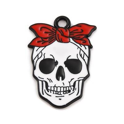 Halloween Theme Alloy Enamel Pendants