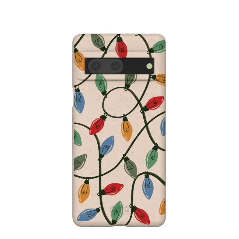 Seashell Holiday Lights Google Pixel 7 Case