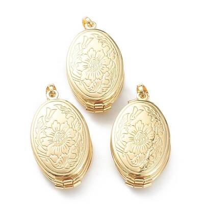 Brass Locket Pendants