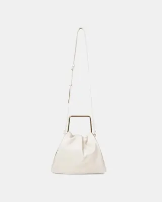 ?? Poppy Corn Leather Bag | Color: Oat