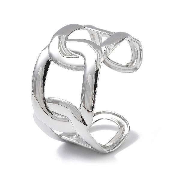 304 Stainless Steel Cuff Bangles for Women