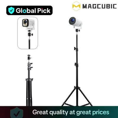 Portable Floor Tripod, Practical Desktop Retractable Projector Stand for Home Office, Camera Accessories