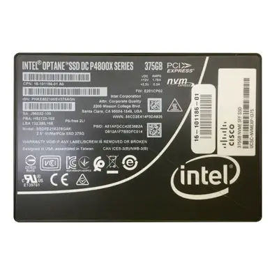 Intel SSDPE21K375GAK | Optane P4800X 375GB PCI Express NVMe 3.0 x4 2.5-Inch Solid State Drive