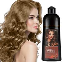 Blonde Brown Hair Dye Shampoo 3-in-1 with Argan Oil – Natural Herbal Formula for Women & Men, 100% Coverage, Easy to Use, L...