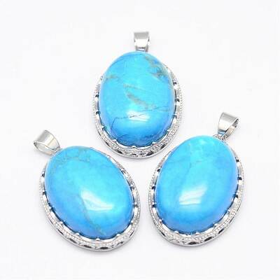 Synthetic Turquoise Pendants