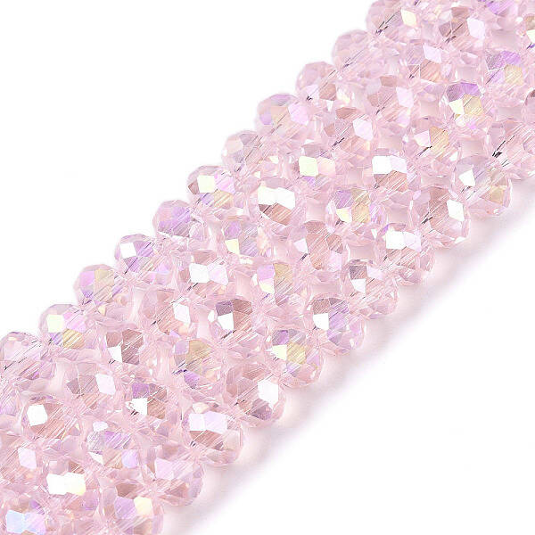 Electroplate Glass Beads Strands