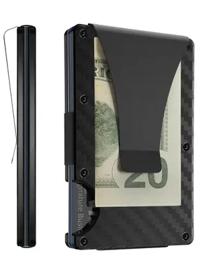 Men's Summer Casual Simple Plain Color Rfid Blocking Wallet, Minimalist Card Holder for Daily Used, Purses, Birthday Gift for...