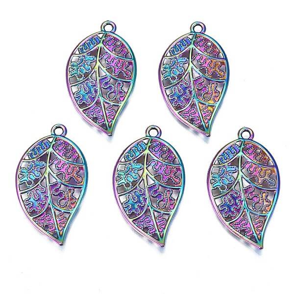 Rainbow Color Alloy Pendants