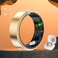 Smart Fitness Ring – Track Sleep, Blood Pressure & Activity | Waterproof Health & Sports Tracker for Men & Women Wearable R...
