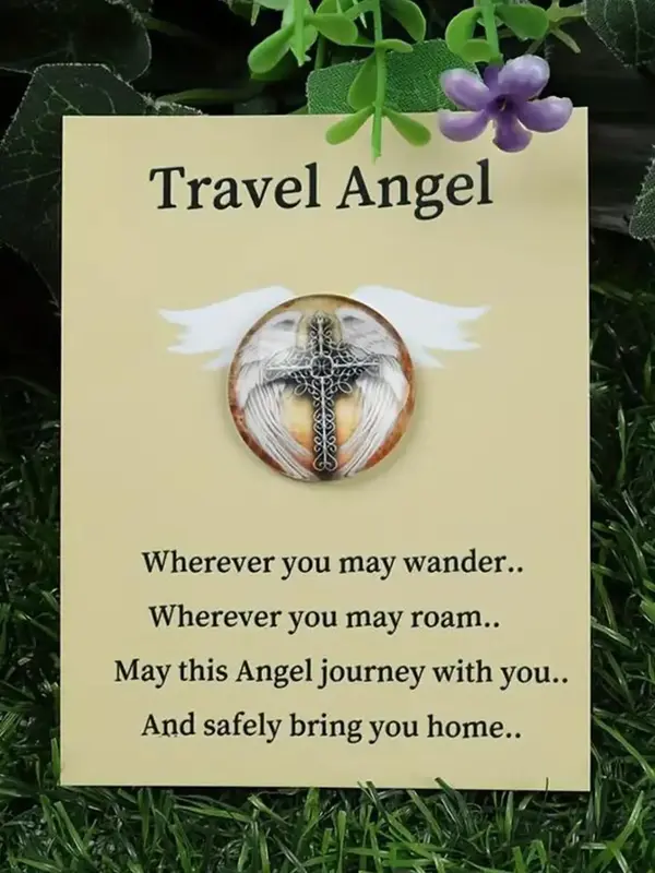 2024 New Style Travel Angel Pocket Hug Card, Inspirational Paper Keepsake for Family & Friends, Perfect for Galentine's Day &...