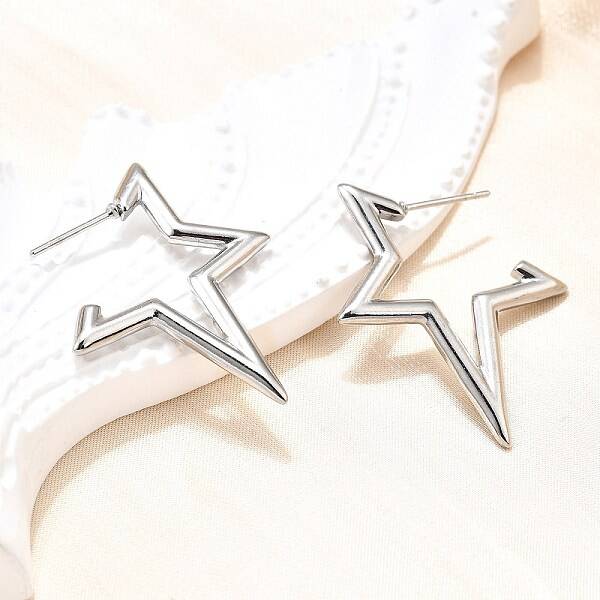 Non-Tarnish 304 Stainless Steel Stud Earrings for Women