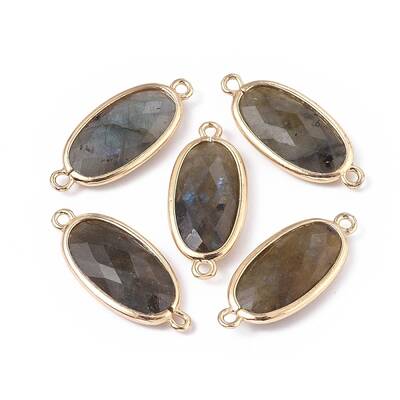 Natural Labradorite Links connectors