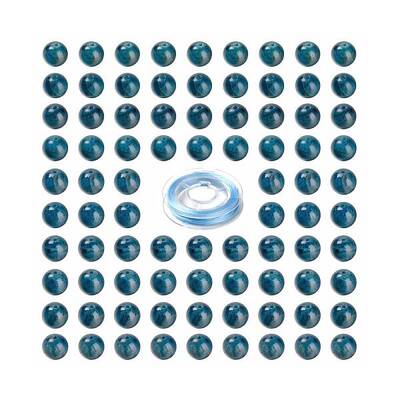 100Pcs 8mm Natural Apatite Round Beads