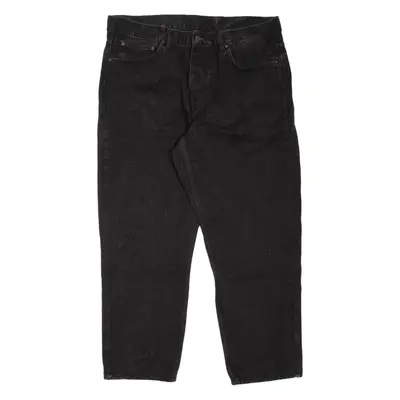 CARHARTT WIP Newel Pant Mens Jeans Black Relaxed Tapered W38 L28