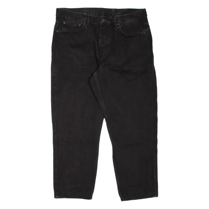 CARHARTT WIP Newel Pant Mens Jeans Black Relaxed Tapered W38 L28