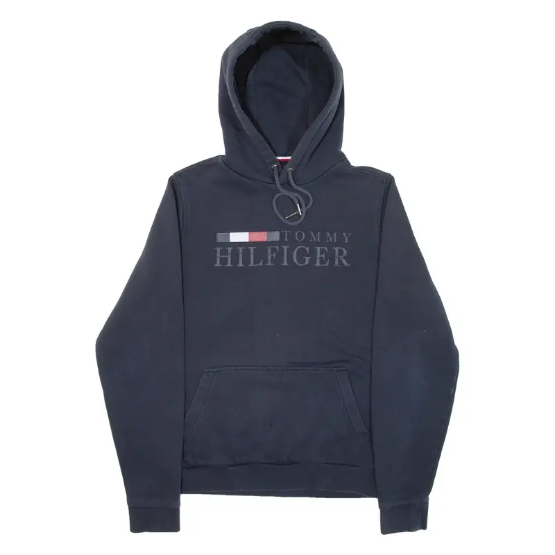 TOMMY HILFIGER Mens Blue Hoodie XS
