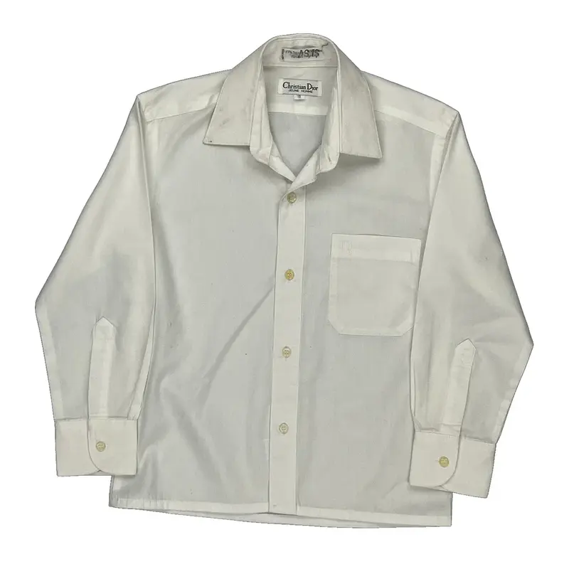Age 8 Christian Dior Fitted Shirt - 2XS White Cotton