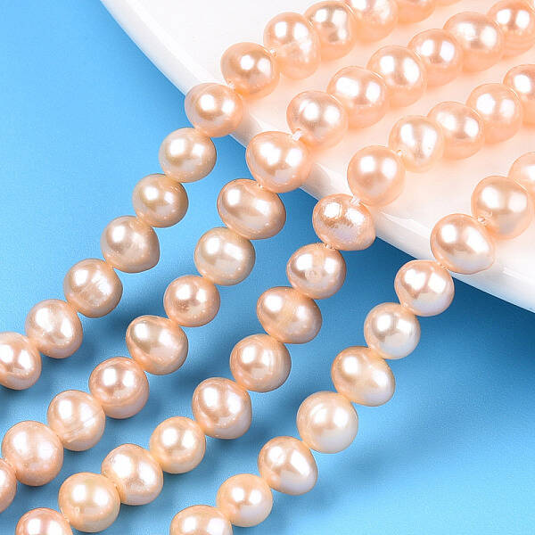 Natural Cultured Freshwater Pearl Beads Strands
