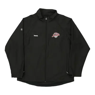 Hockeyville Reebok Jacket - Large Black Nylon