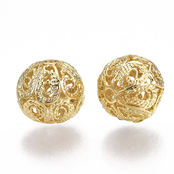 Brass Filigree Beads