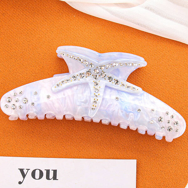 Starfish Cellulose Acetate Claw Hair Clips