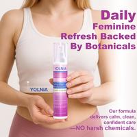 YOLNIA Ultra-Strength Intimate Care Gel 50ml / Daily Botanical Refresh with Silver Ions, Rheum officinale, Houttuynia cordata...