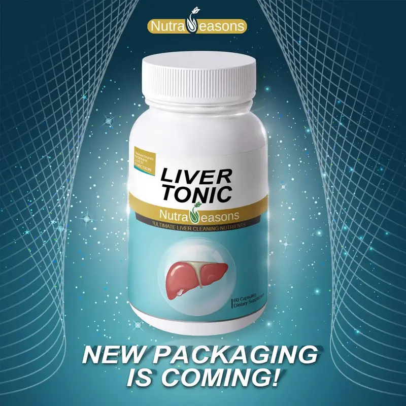 Nutra Seasons-Liver TonicCleanseDetox & Repair | immunity & AlcoholDamage| Enhance Skin Complexion60 Vega Caps Healthcare Die...