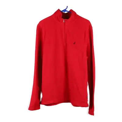 Nautica Fleece - Large Red Polyester