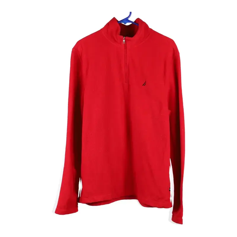 Nautica Fleece - Large Red Polyester
