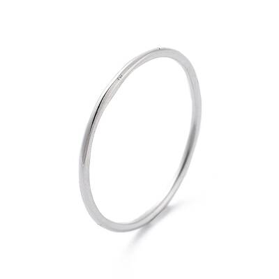 925 Sterling Silver Plain Band Rings For Women