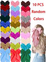 Random Color Bow Decor Hair Clips, Gifts for Her, Cute Hair Accessories for Women & Girls, Minimalist Headwear Suitable for T...