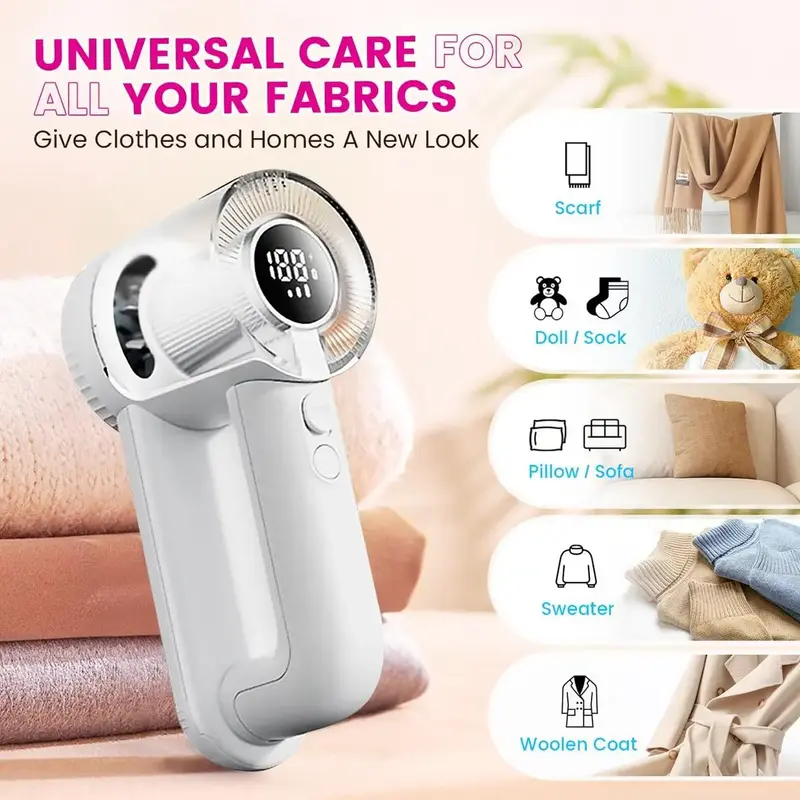 HiJOJO | Electric Hairball Trimmer Rechargeable Lint Remover Electric Pellets Fuzz Pellet Remover HairBall Trimmer for Clothi...