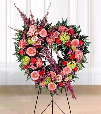 FTD Eternal Rest Heart Wreath